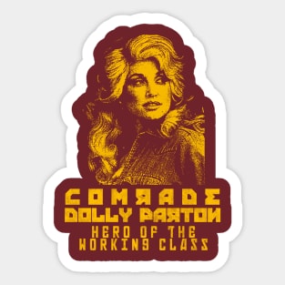 Comrade Dolly Parton Sticker